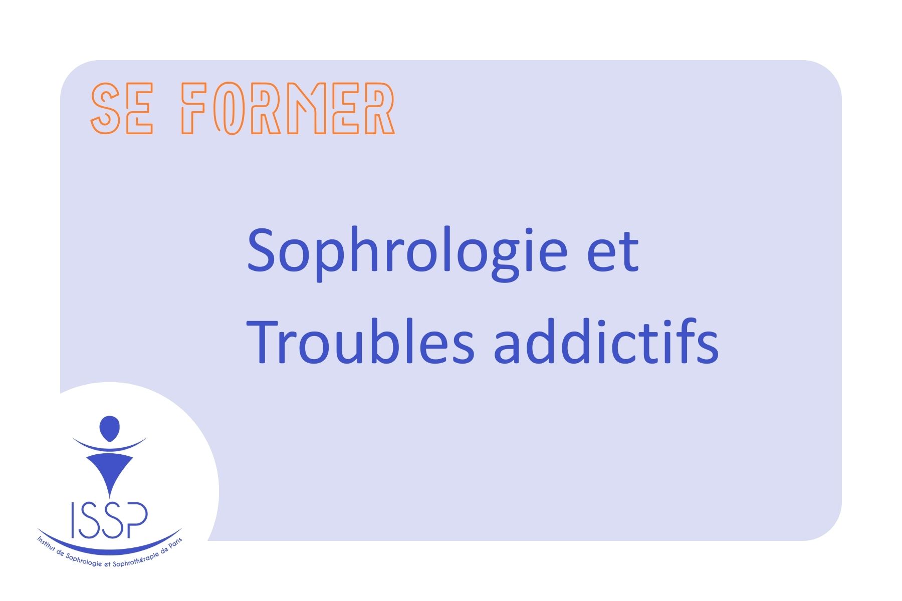 Troubles addictifs Image illustrant avec du texte la formation de sophrologie et troubles addictifs